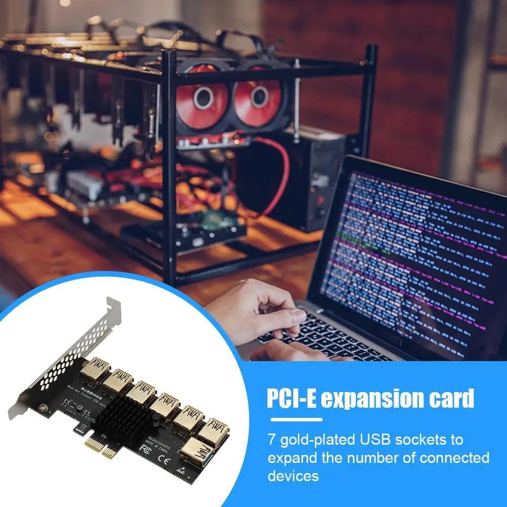 BTC ̴׿ PCI-Express USB 3.0 , PCI-E 1x1-7  ī 